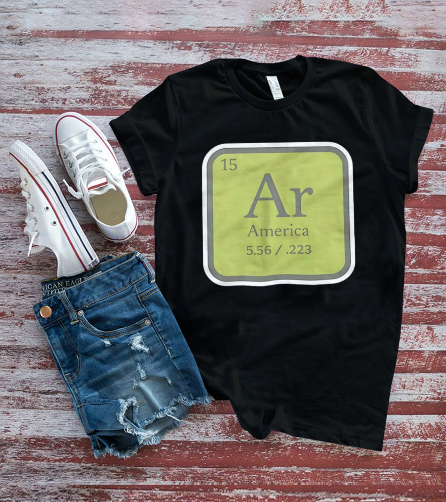 15 Ar America 5.56 .223 Ammo Element T-Shirt