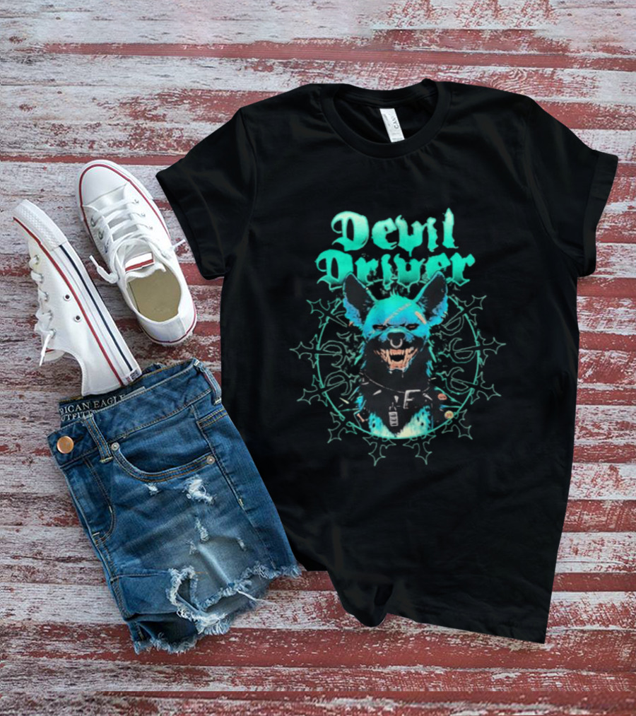 DevilDriver Sinister Canine Cross T-Shirt
