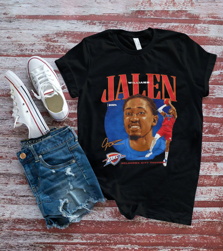 Jalen Williams Oklahoma City Thunder NBA OKC T-Shirt