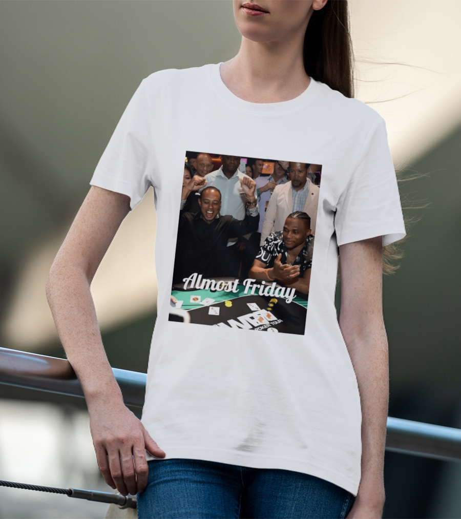 Tiger Woods World Poker Tour Almost Friday Celebration T-Shirt