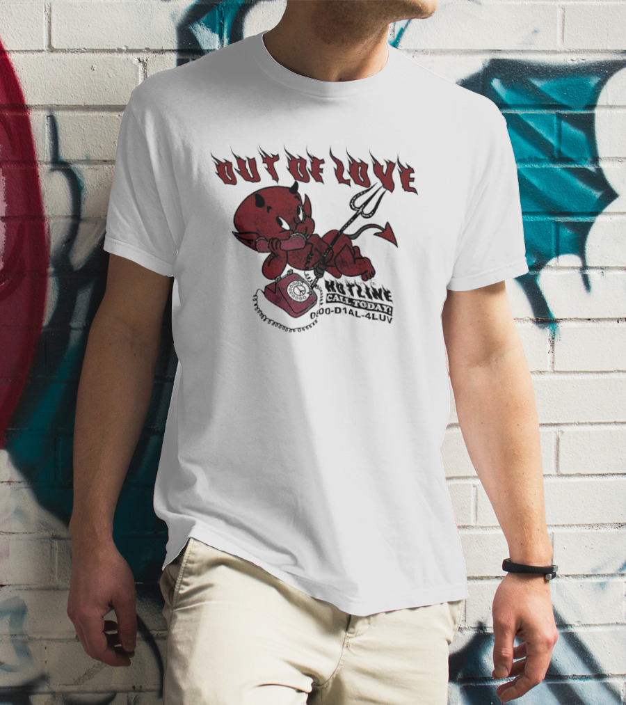 Out Of Love Hot Stuff The Little Devil Phone Comic T-Shirt