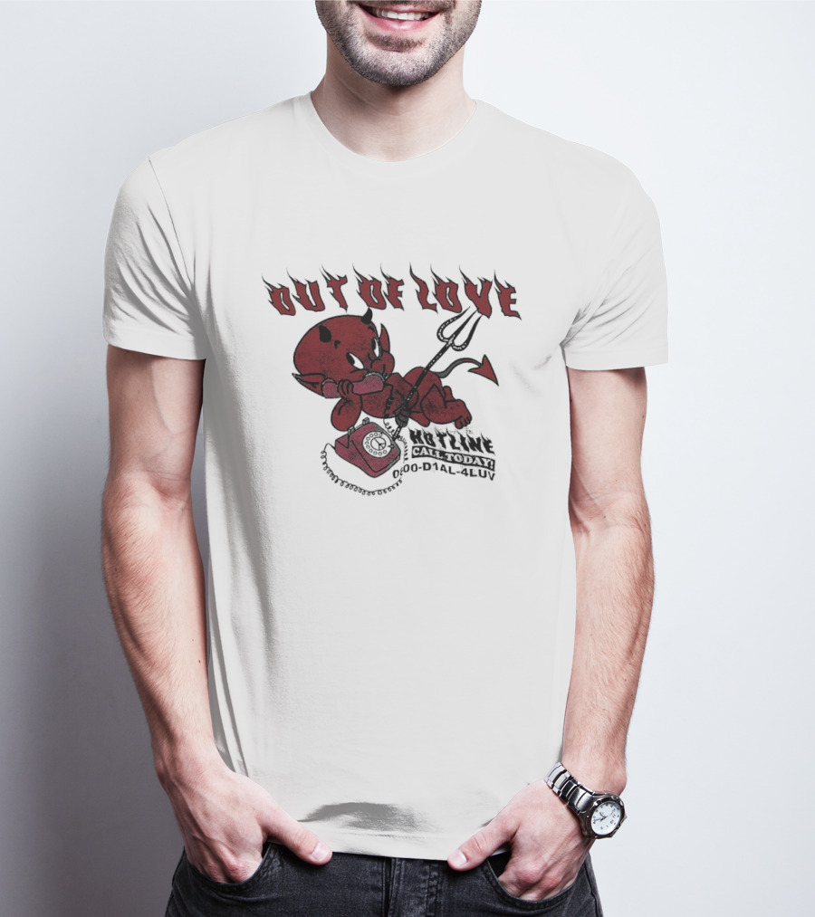 Out Of Love Hot Stuff The Little Devil Phone Comic T-Shirt