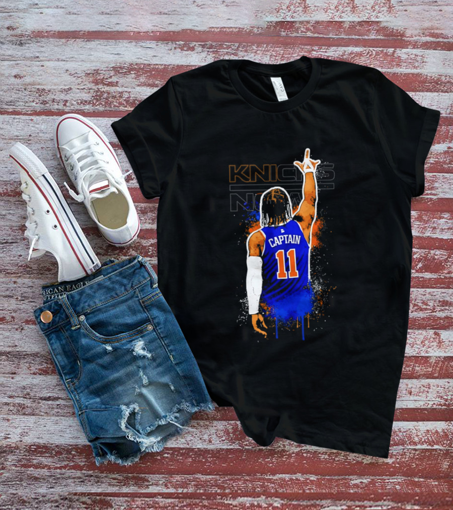 Knicks Captain Number 11 Jalen Brunson New York T-Shirt