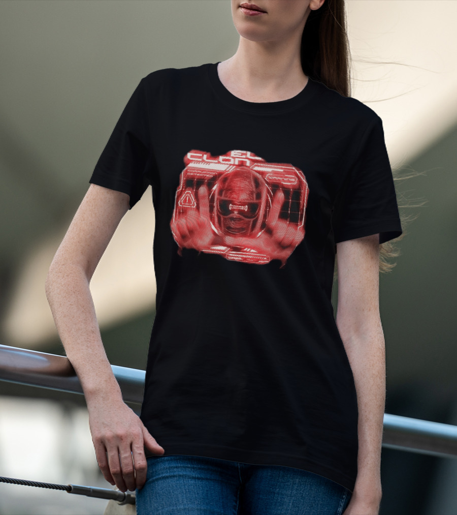 El Clon Warning Corruption Detected Red Alert Image T-Shirt