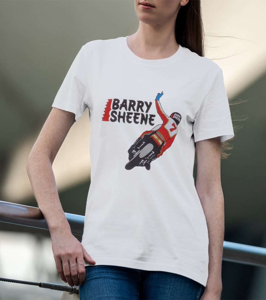 Barry Sheene Racing Number 7 Vintage Motorcycle Racer T-Shirt