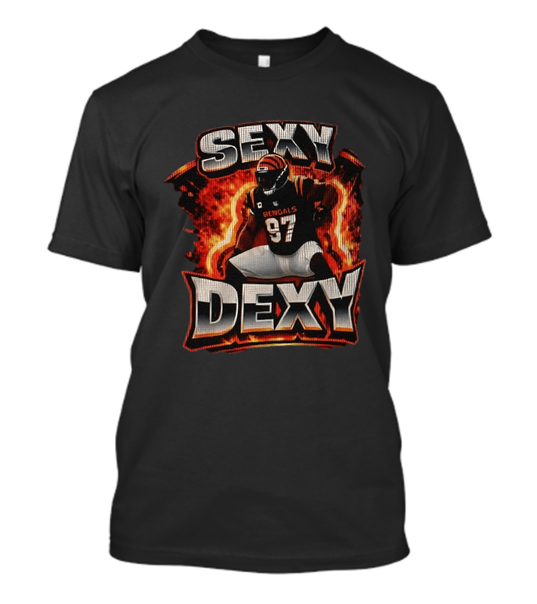 Sexy Dexy 97 Bengals Fire T-Shirt