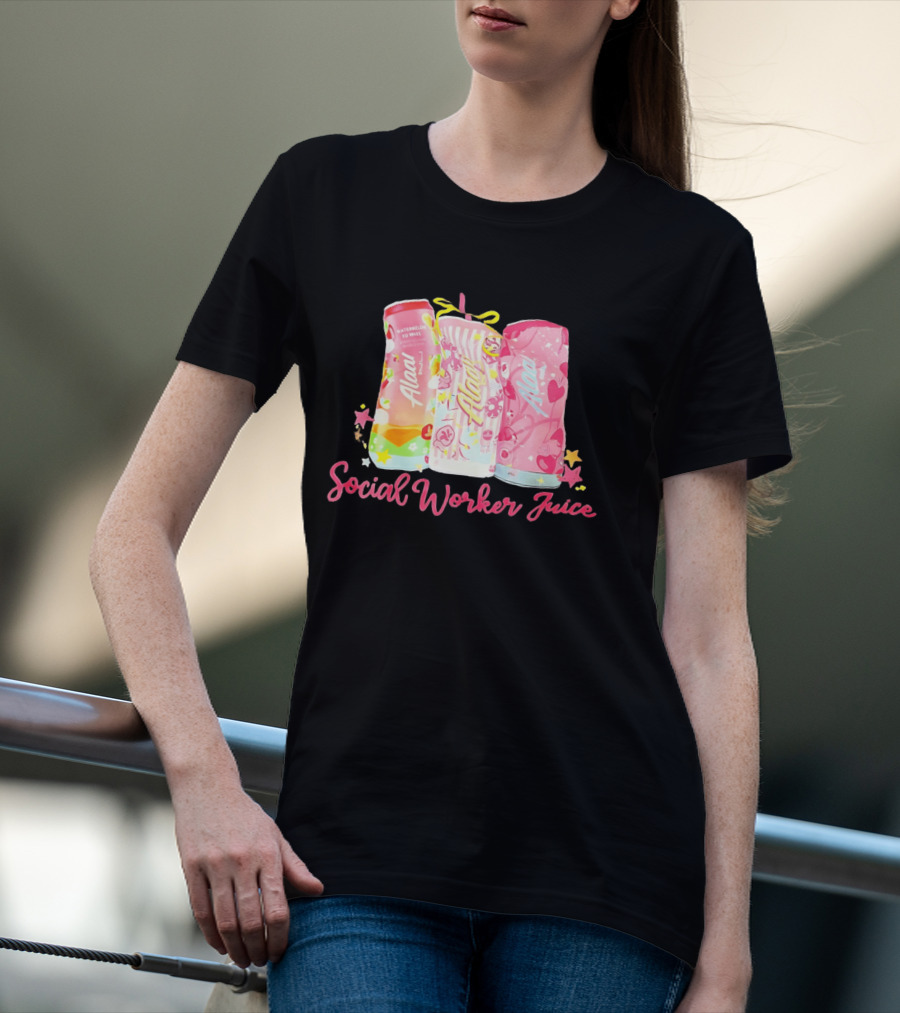 Alani Nu Watermelon Lemonade Social Worker Juice T-Shirt