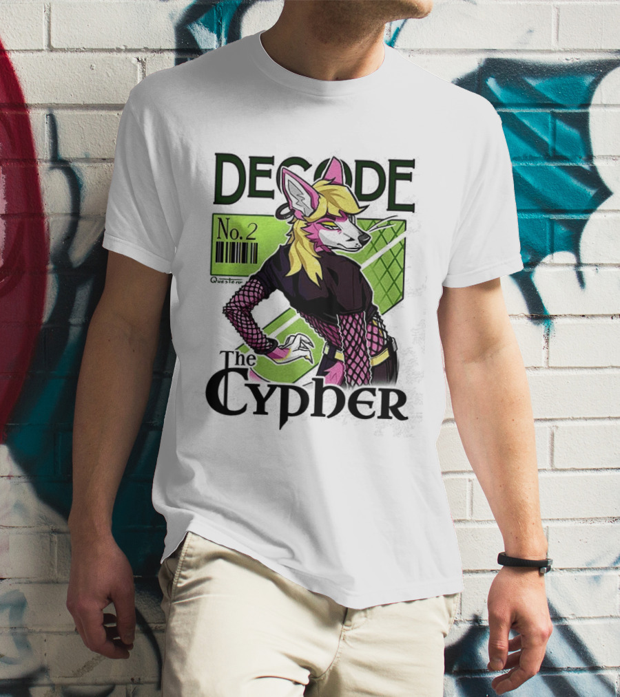 Decode The Cypher No.2 Retro Futuristic Vibe T-Shirt