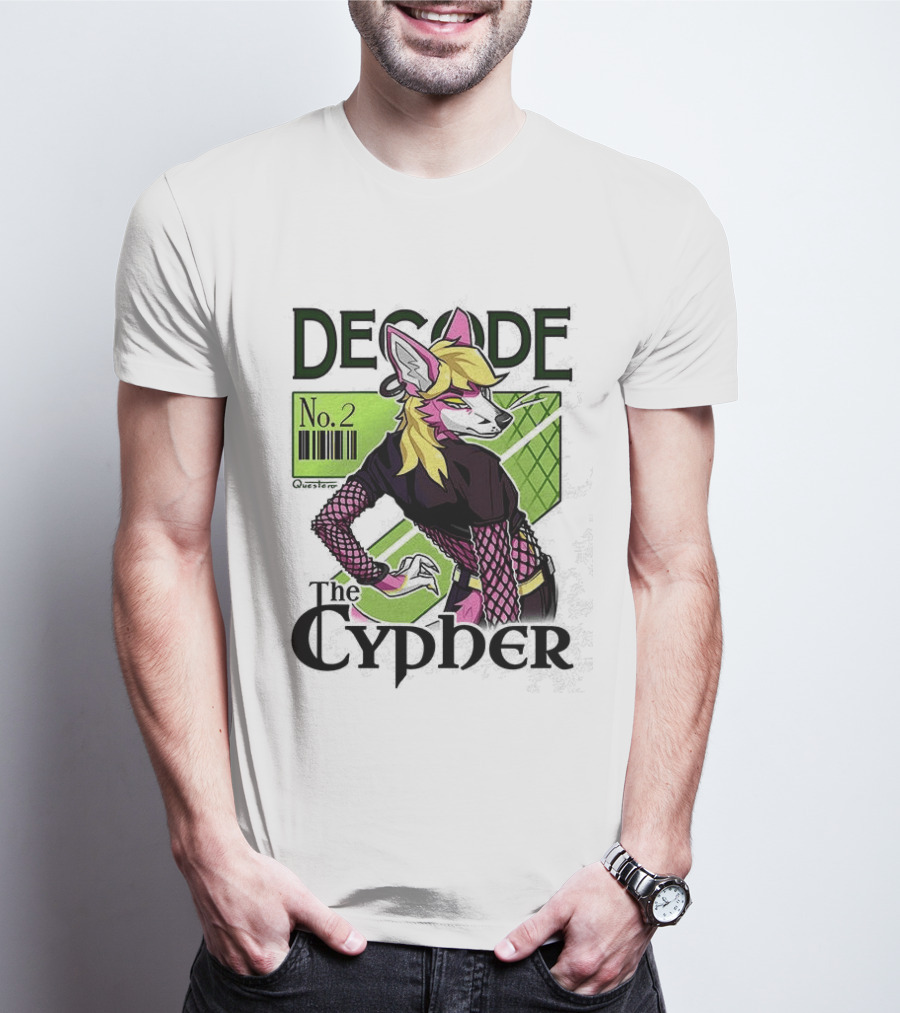 Decode The Cypher No.2 Retro Futuristic Vibe T-Shirt