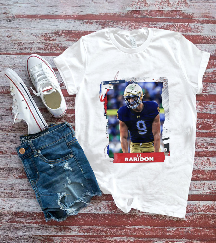 Notre Dame Tight End Eli Raridon 2206 Draft Prospect T-Shirt