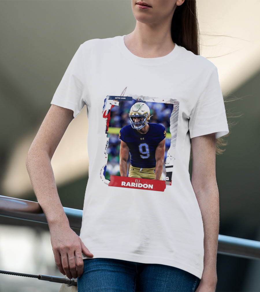Notre Dame Tight End Eli Raridon 2206 Draft Prospect T-Shirt