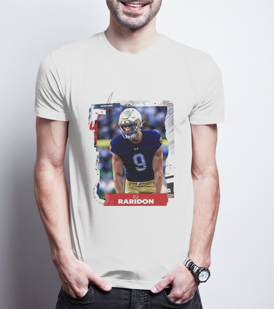 Notre Dame Tight End Eli Raridon 2206 Draft Prospect T-Shirt