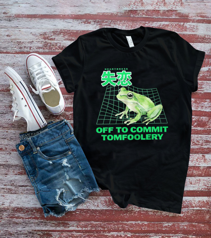 Off To Commit Tomfoolery Frog T-Shirt