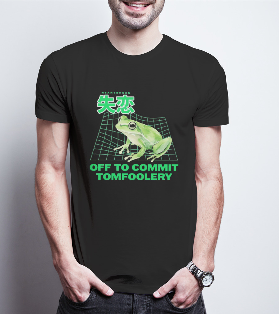 Off To Commit Tomfoolery Frog T-Shirt