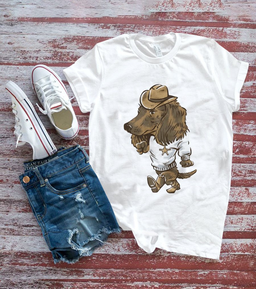 Starkville Derby 2026 Cowboy Dachshund Weenie Deputy Star T-Shirt