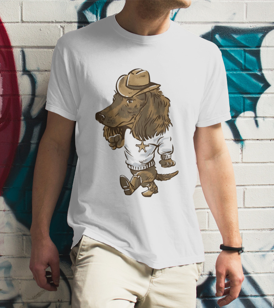 Starkville Derby 2026 Cowboy Dachshund Weenie Deputy Star T-Shirt
