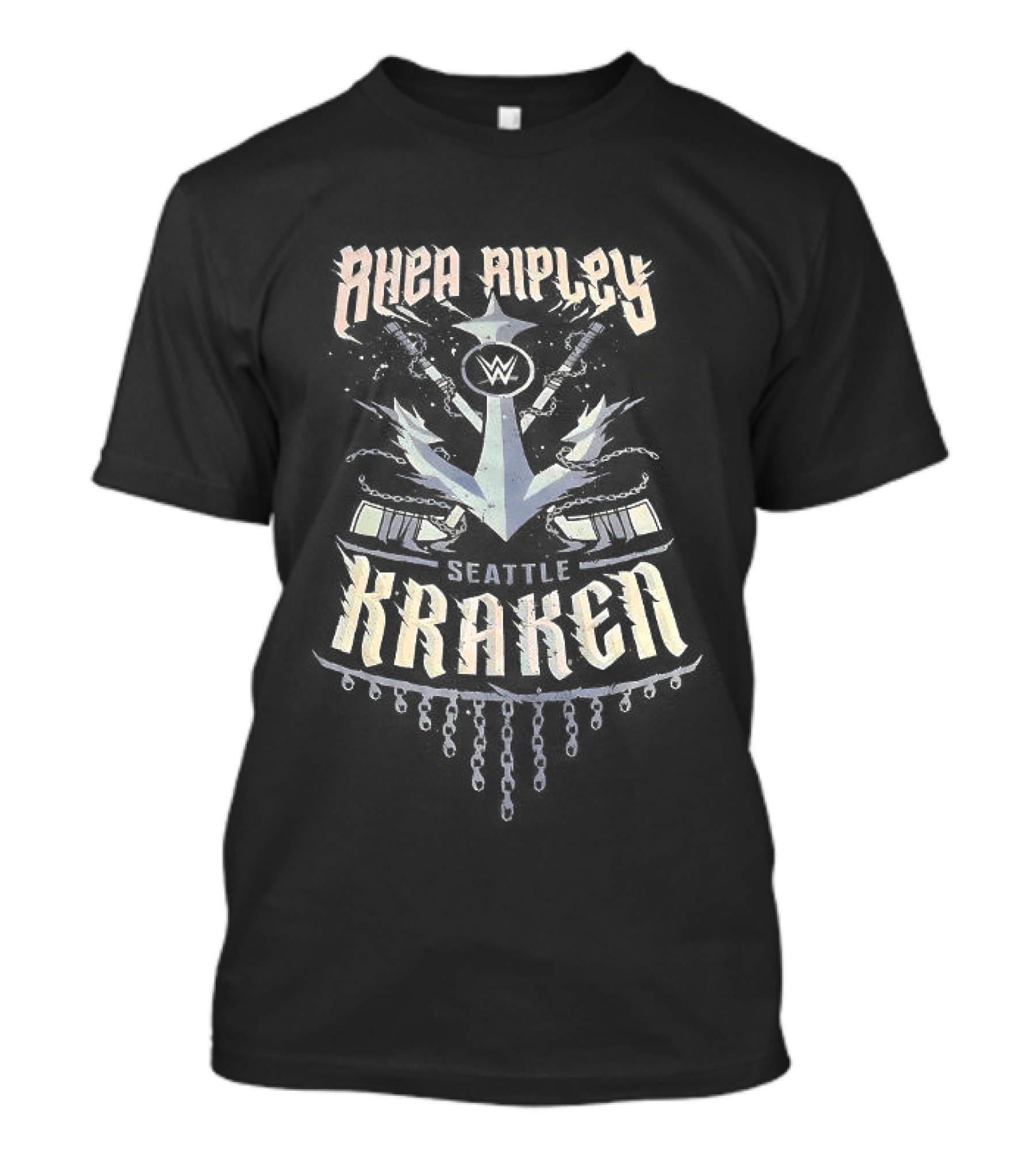 Rhea Ripley X Seattle Kraken WWE Collaboration T-Shirt
