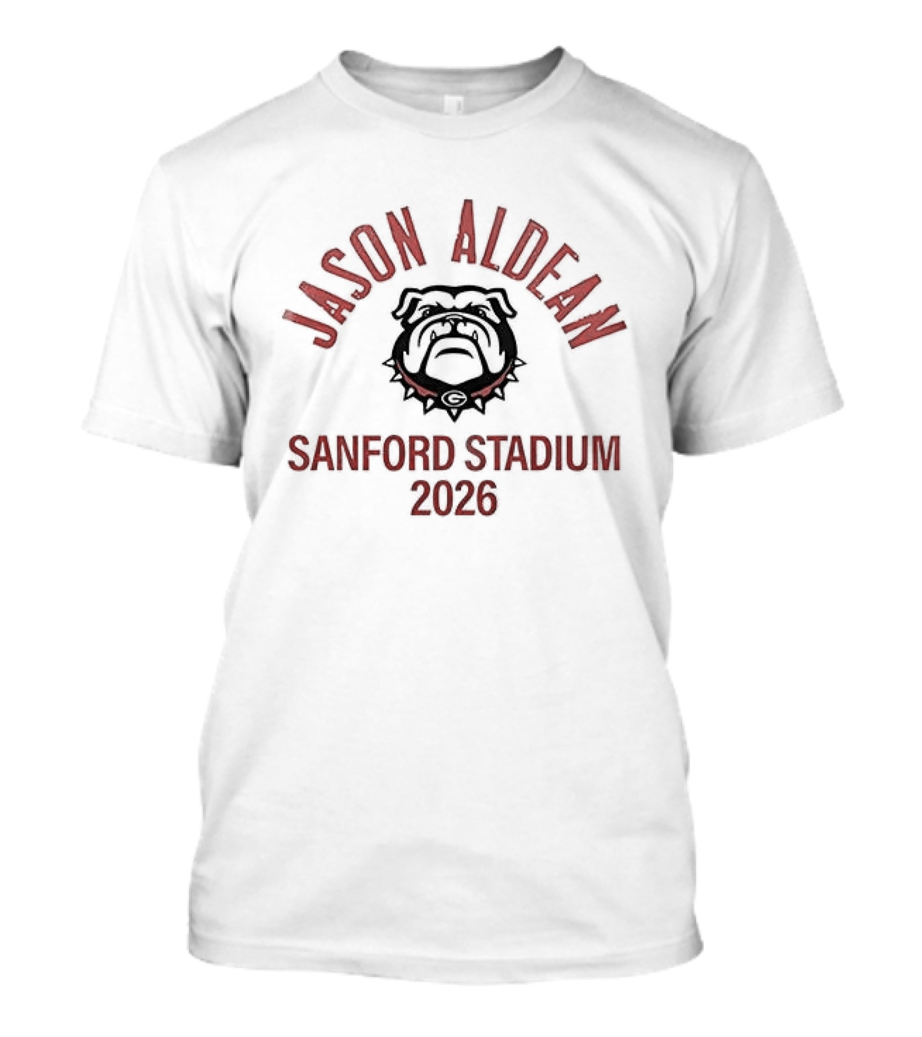 Jason Aldean Sanford Stadium 2026 Bulldog T-Shirt