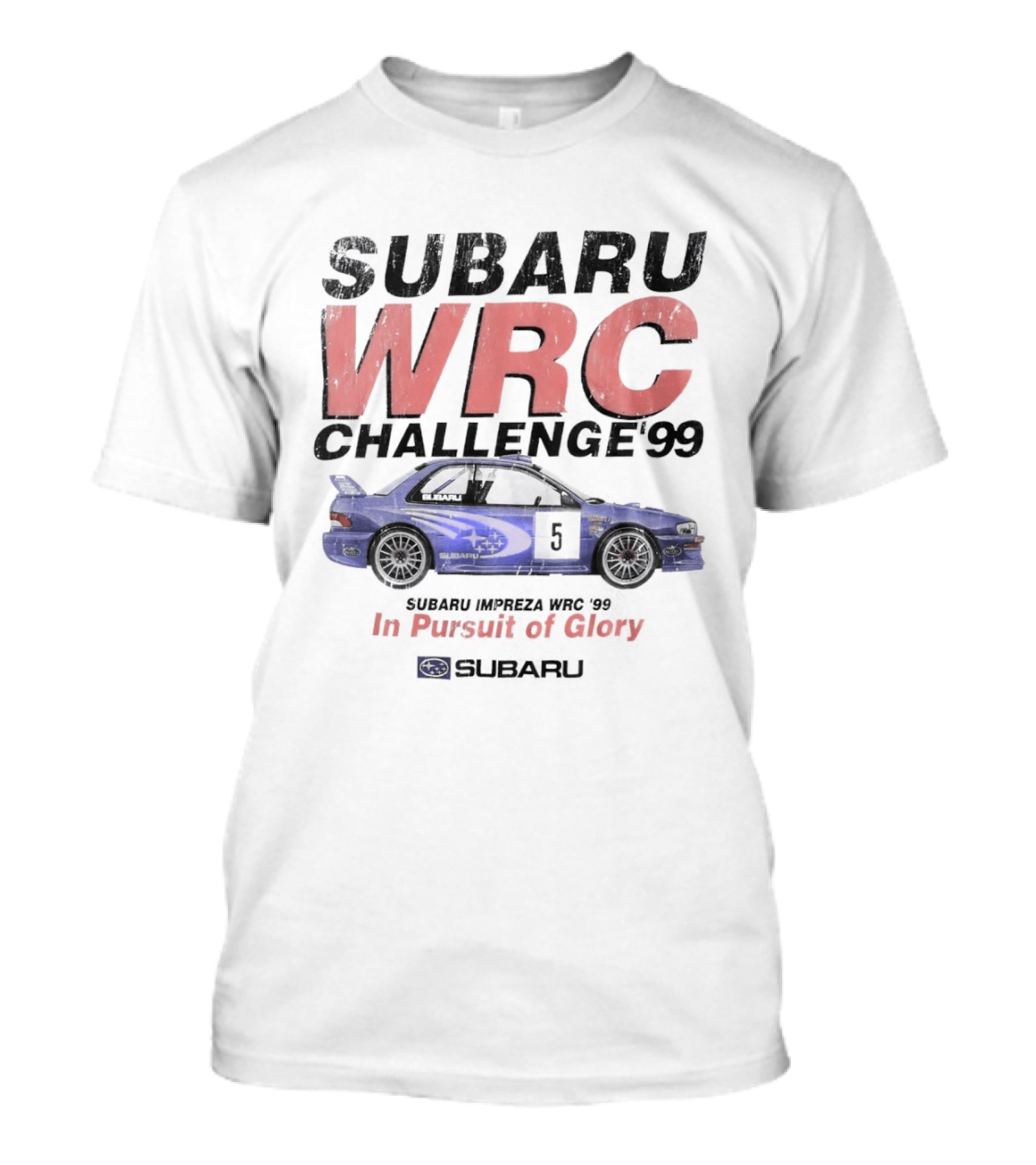 SUBARU WRC CHALLENGE '99 In Pursuit Of Glory T-Shirt