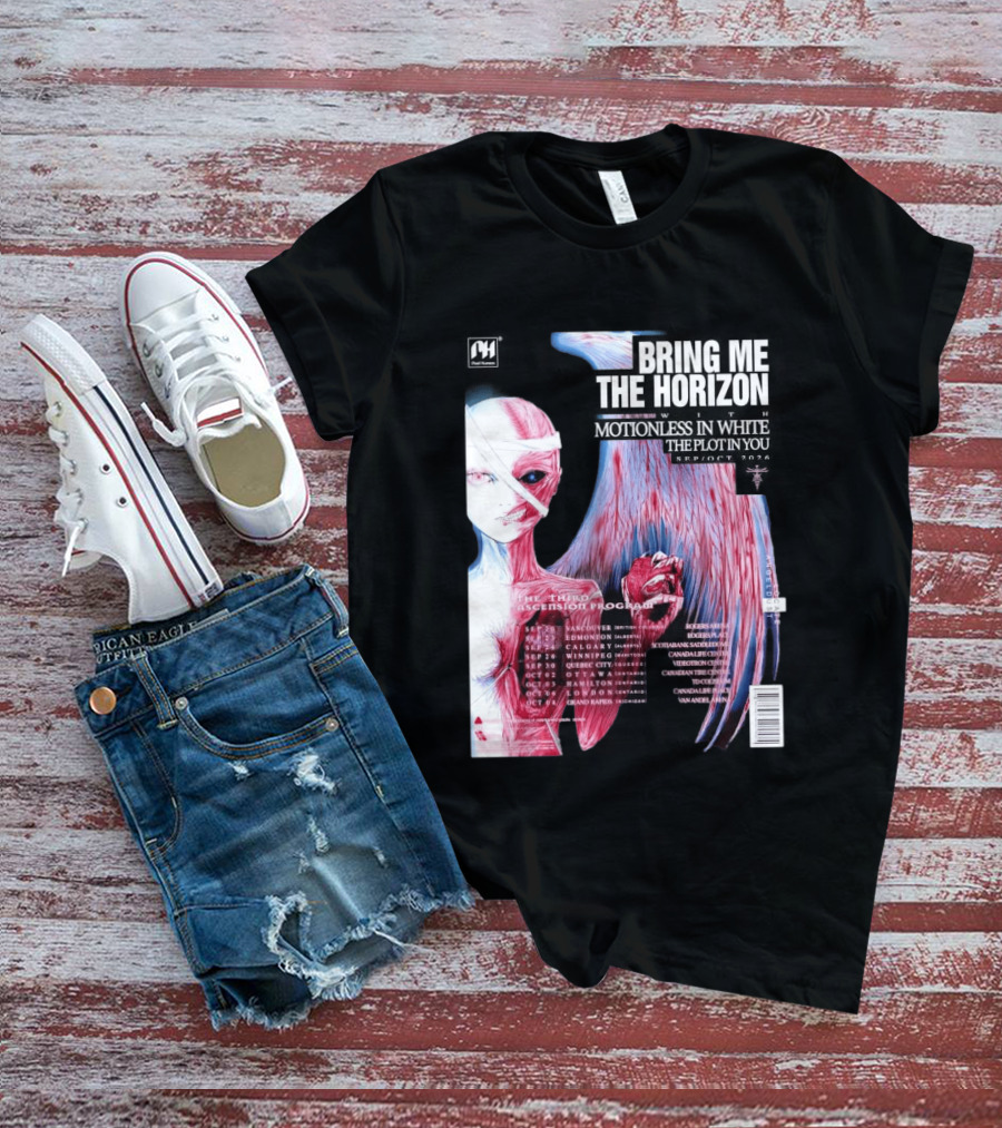 Bring Me The Horizon The Third Ascension Program Fall Tour 2026 Canada Dates T-Shirt