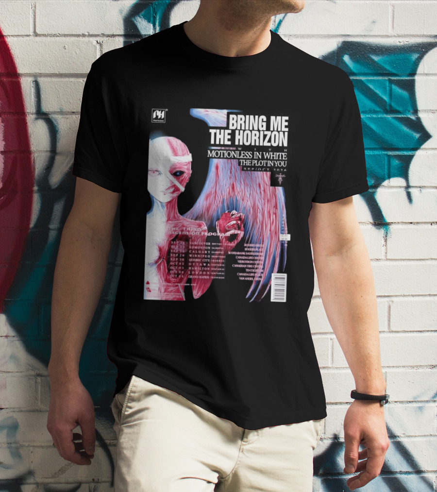 Bring Me The Horizon The Third Ascension Program Fall Tour 2026 Canada Dates T-Shirt