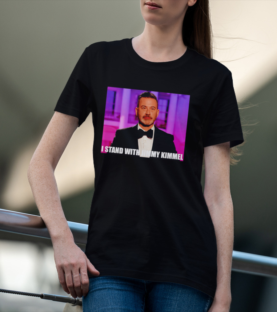 I Stand With Jimmy Kimmel Against Melania Trump T-Shirt