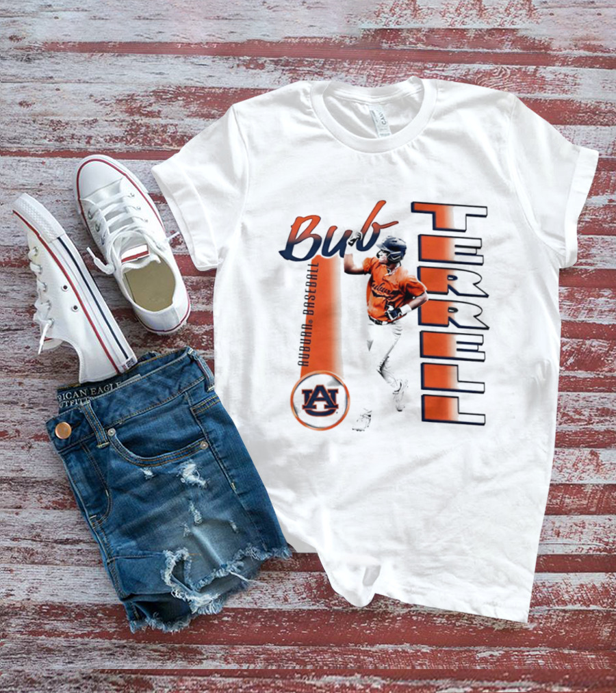 Bub Terrell Auburn Baseball Player Auburn Tigers T-Shirt