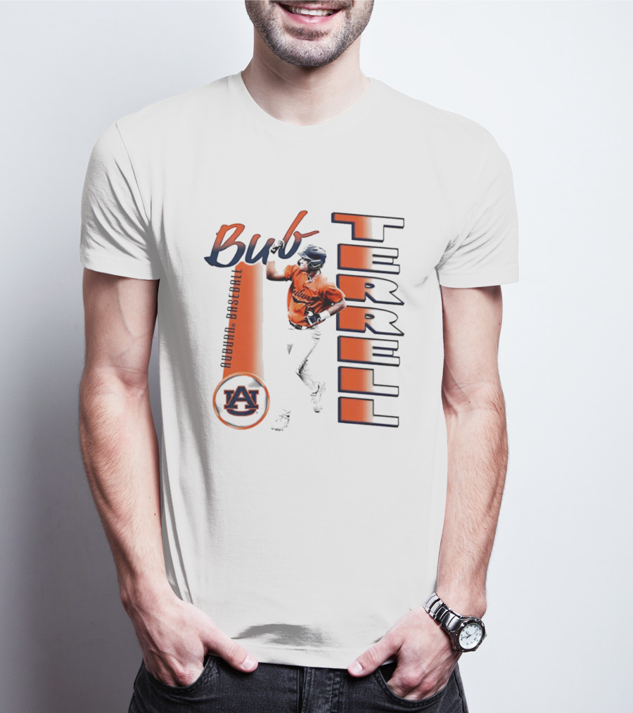 Bub Terrell Auburn Baseball Player Auburn Tigers T-Shirt