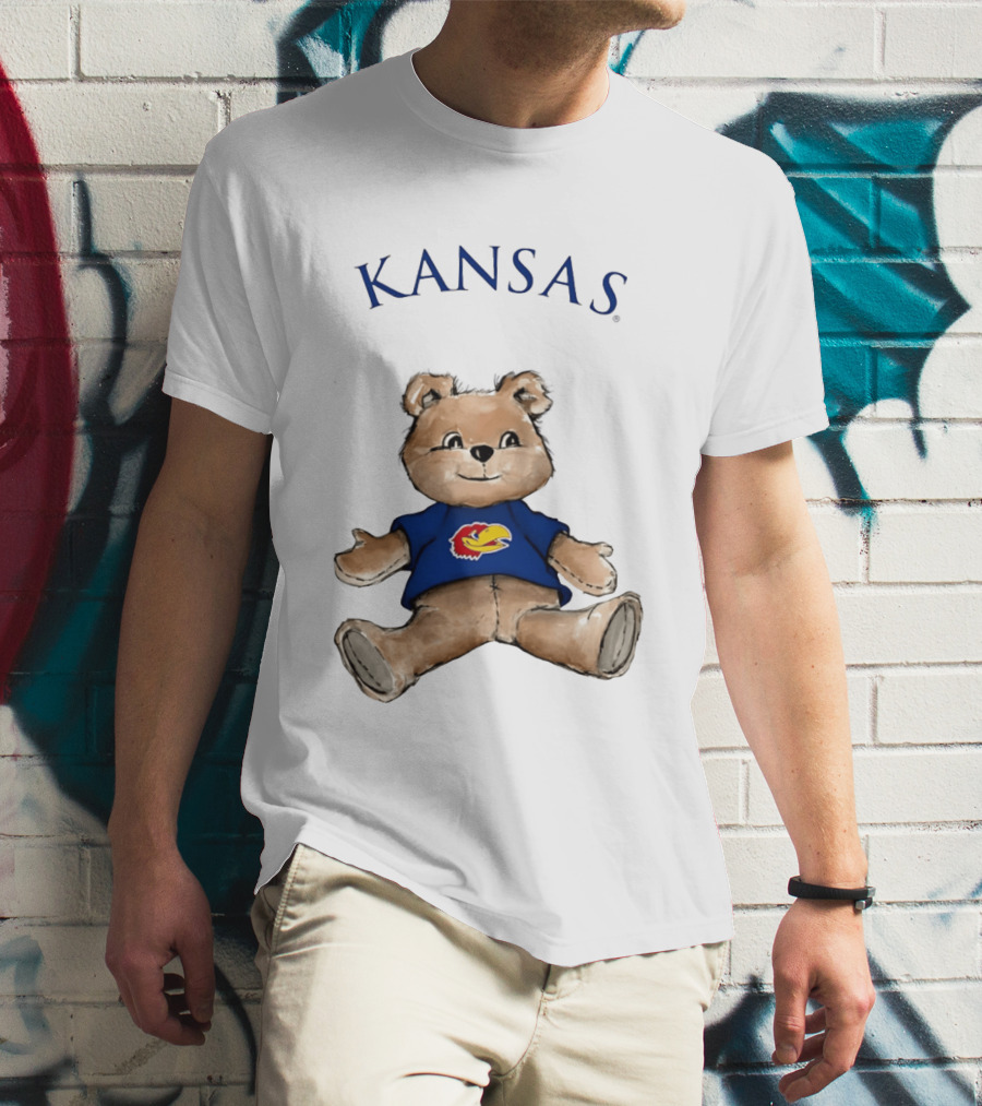 Kansas Jayhawks Teddy Bear KU Jayhawk T-Shirt