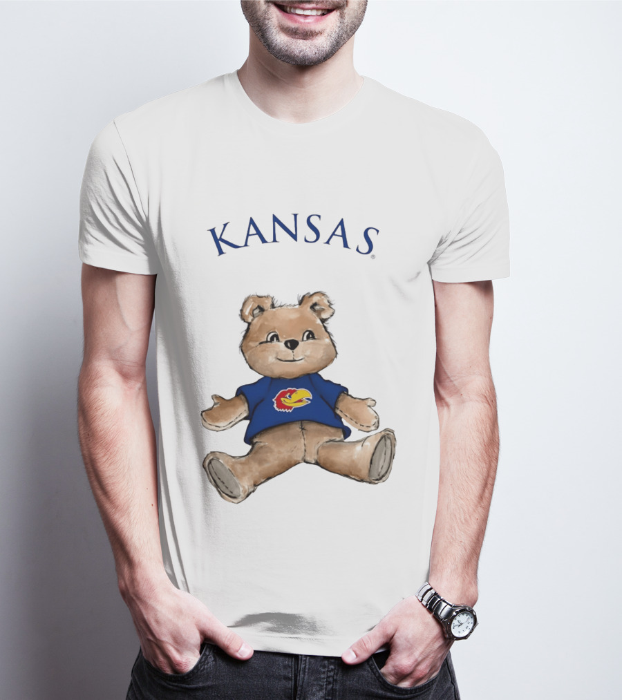 Kansas Jayhawks Teddy Bear KU Jayhawk T-Shirt