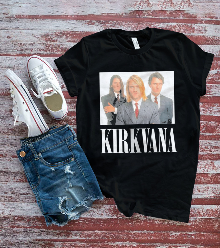 Kirkvana Grunge Band Members In Suits T-Shirt