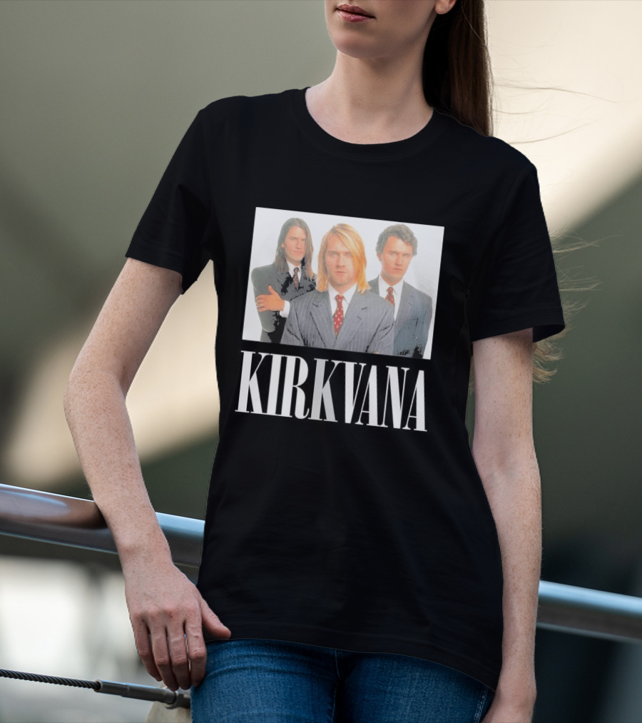 Kirkvana Grunge Band Members In Suits T-Shirt