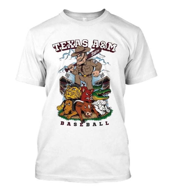Texas A&M Sarge Baseball Rivalry Mascots T-Shirt