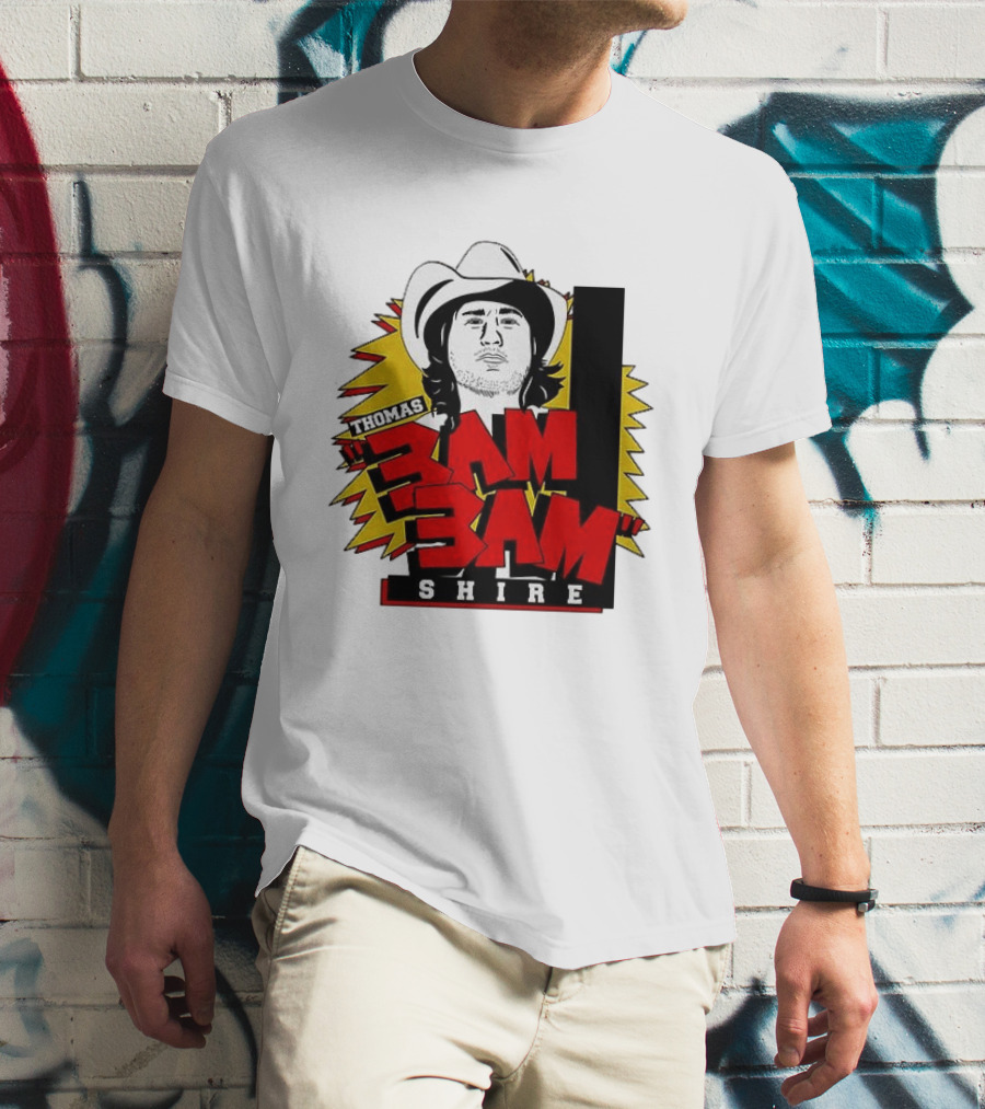 Thomas Shire 3AM 3AM Cowboy Hat Portrait Burst T-Shirt