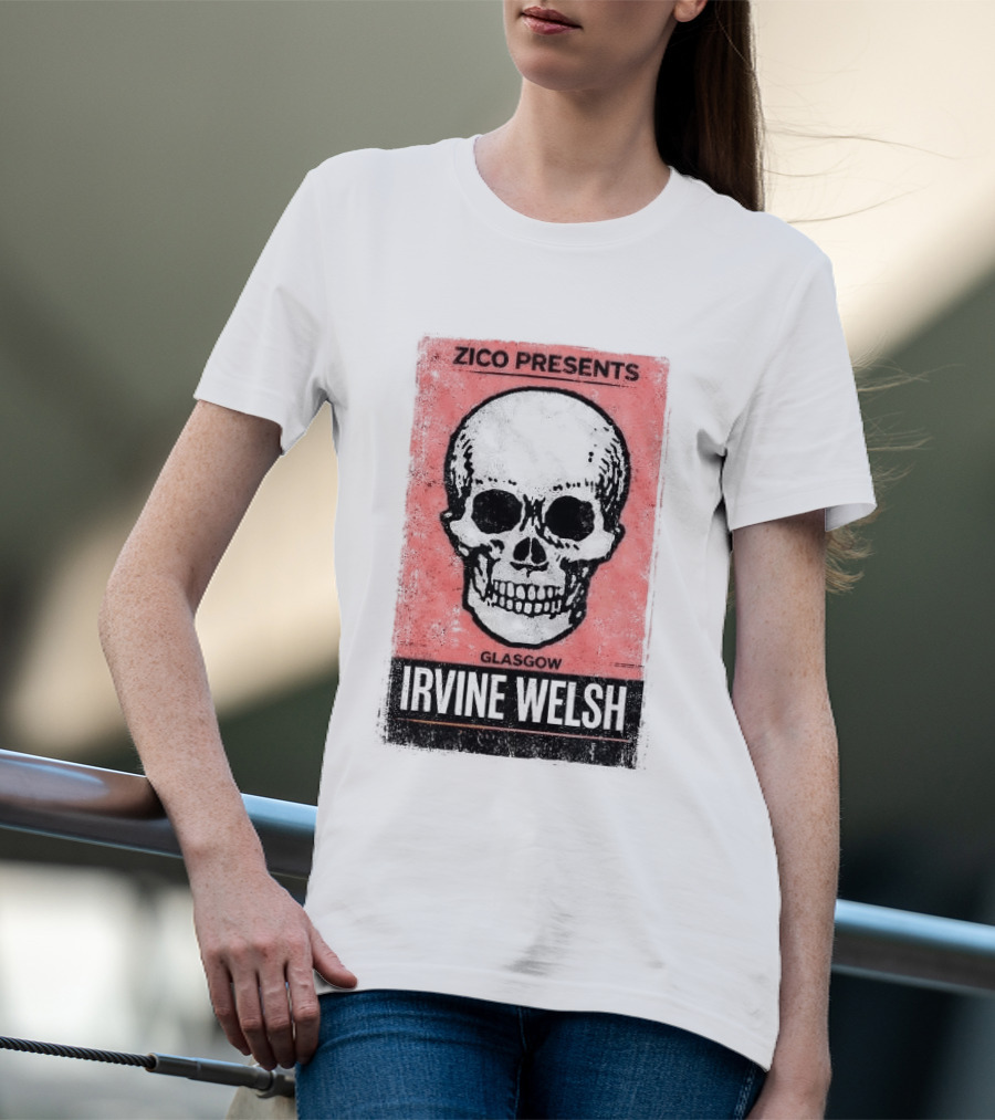 Zico Presents Irvine Welsh Glasgow Skull Red T-Shirt
