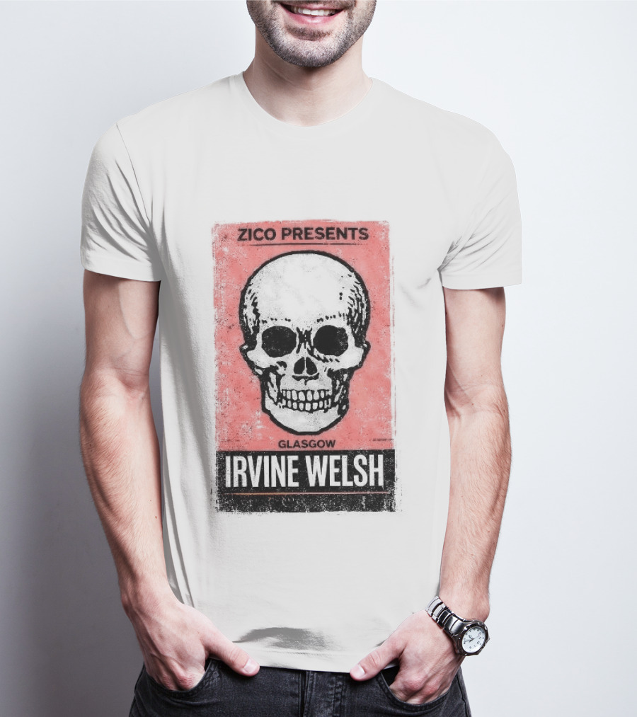Zico Presents Irvine Welsh Glasgow Skull Red T-Shirt