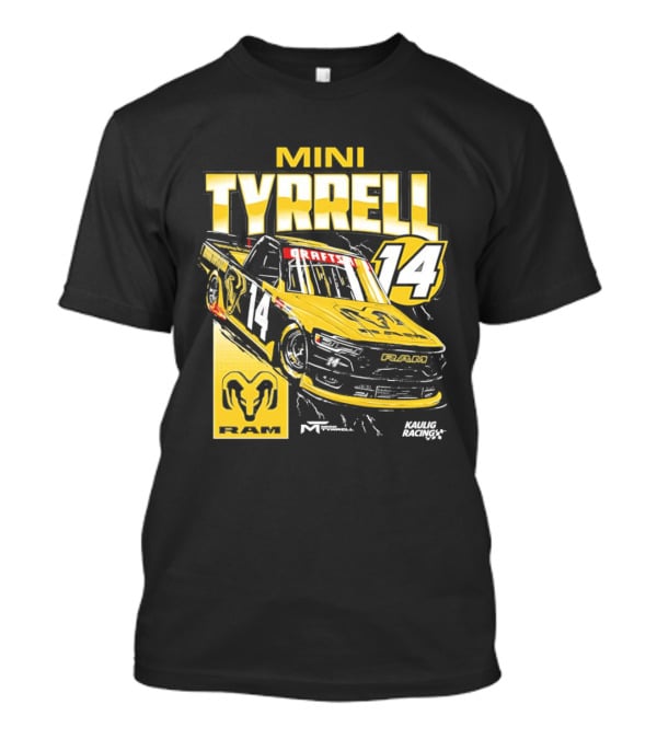 Mini Tyrell Kaulig Racing Ram NASCAR Craftsman 14 Car T-Shirt