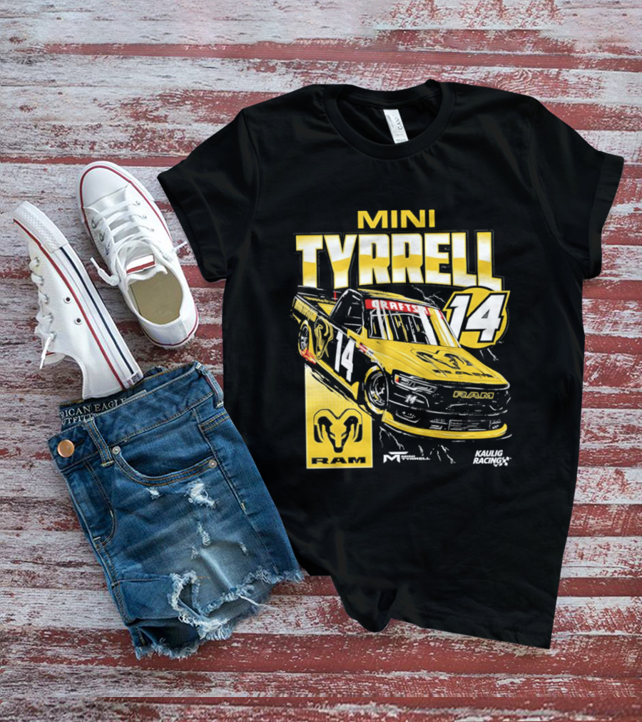 Mini Tyrell Kaulig Racing Ram NASCAR Craftsman 14 Car T-Shirt