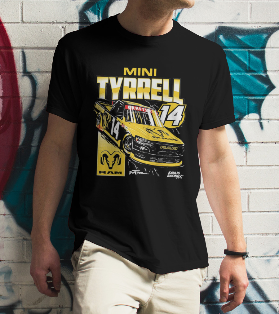 Mini Tyrell Kaulig Racing Ram NASCAR Craftsman 14 Car T-Shirt