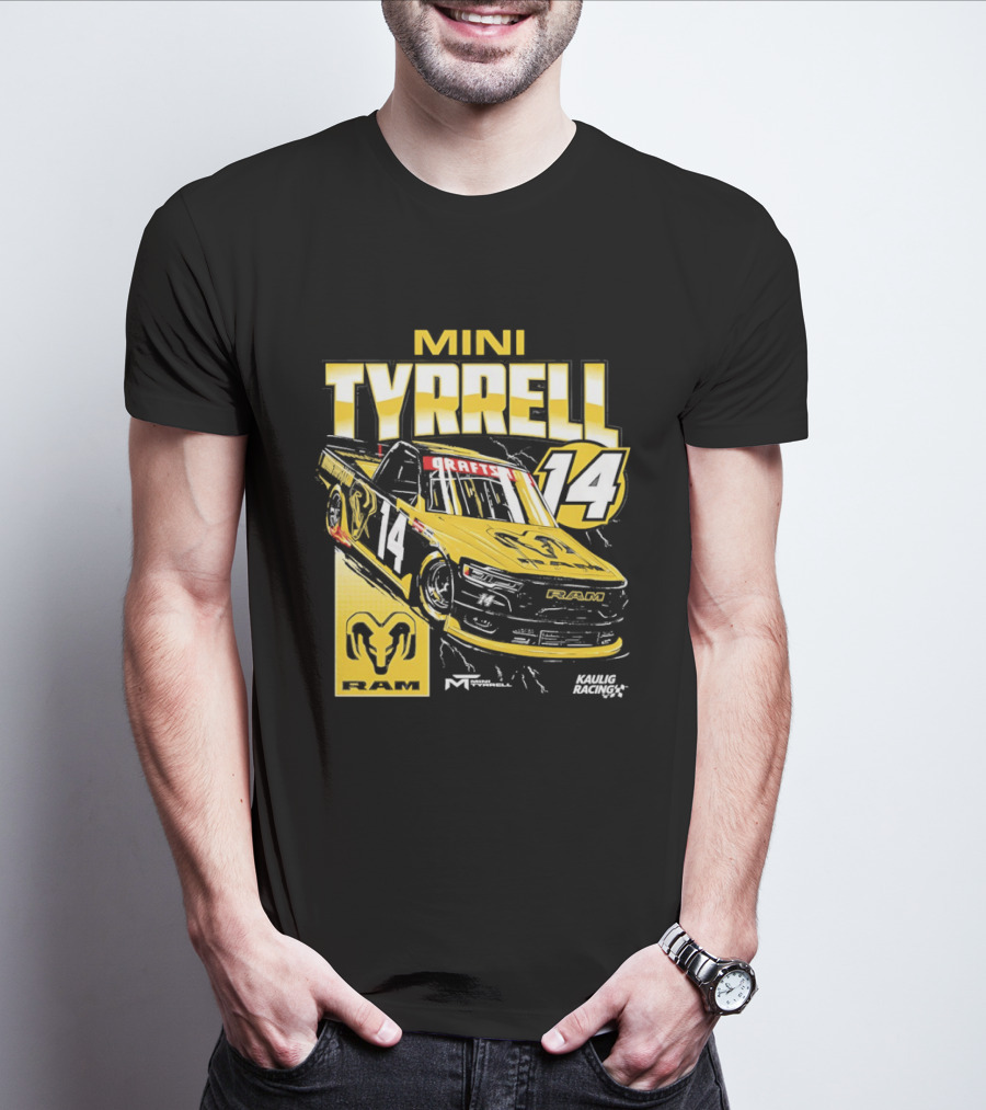 Mini Tyrell Kaulig Racing Ram NASCAR Craftsman 14 Car T-Shirt