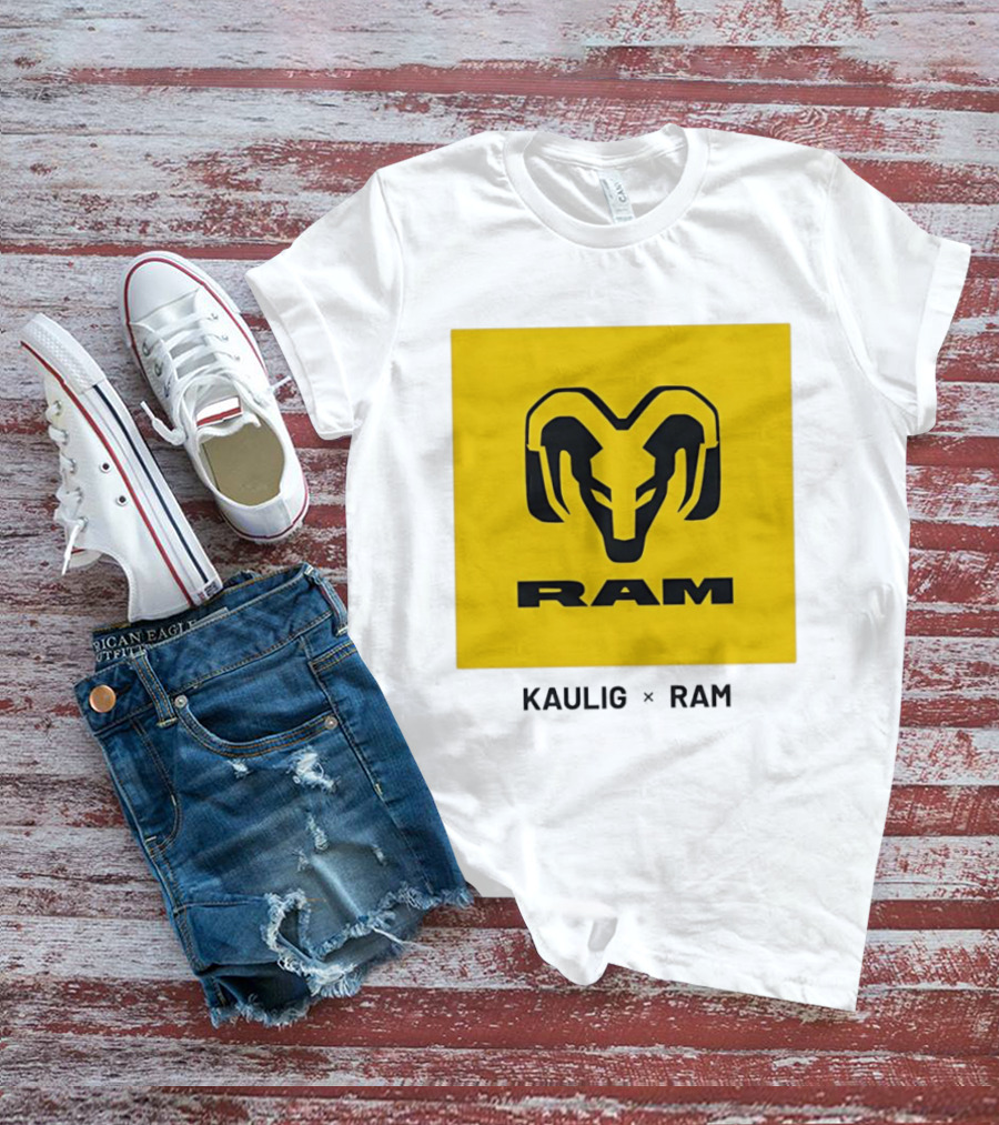 KAULIG X RAM Bold Yellow Icon Collaboration T-Shirt