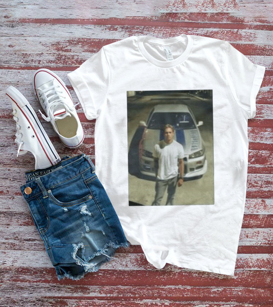 50th Birthday Archive 01 The Paul Walker Foundation Nissan Skyline R34 T-Shirt