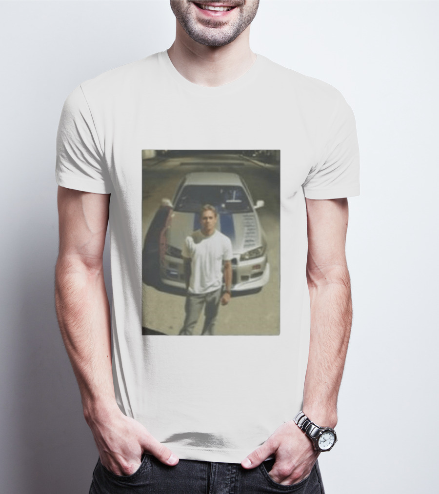 50th Birthday Archive 01 The Paul Walker Foundation Nissan Skyline R34 T-Shirt