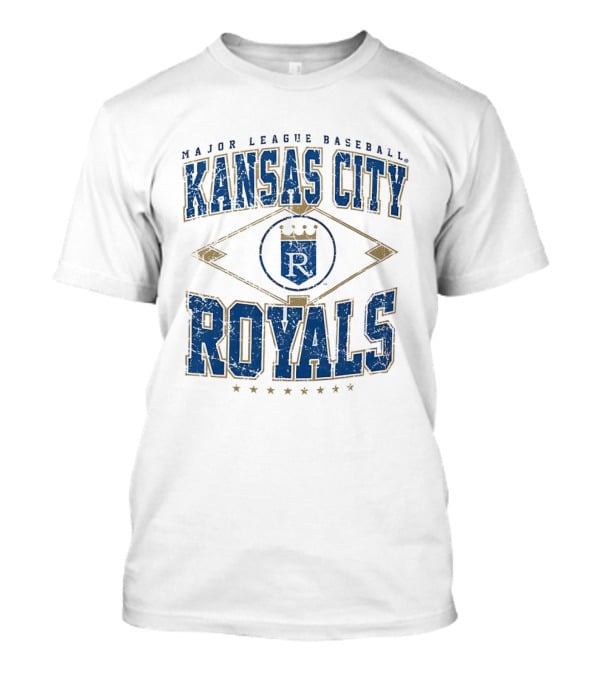 Kansas City Royals Major League Baseball Cooperstown Vintage Diamond T-Shirt