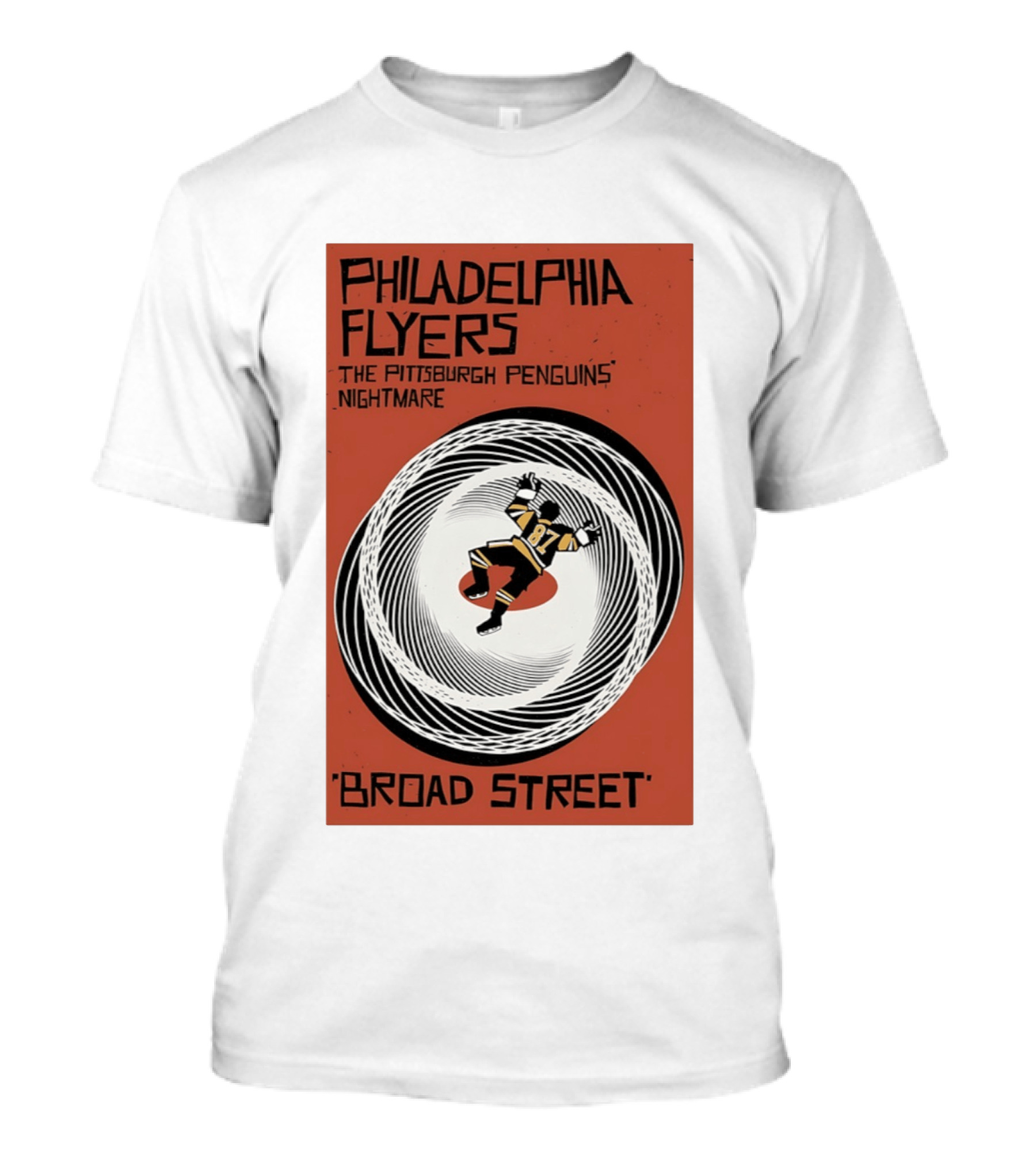 Philadelphia Flyers Broad Street Rivalry The Pittsburgh Penguins Nightmare T-Shirt