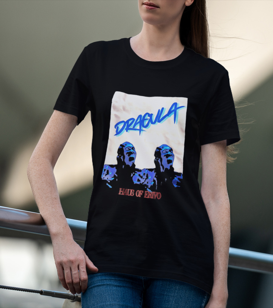 Cynthia Erivo Dracula Haus Of Erivo Blue Artistic T-Shirt