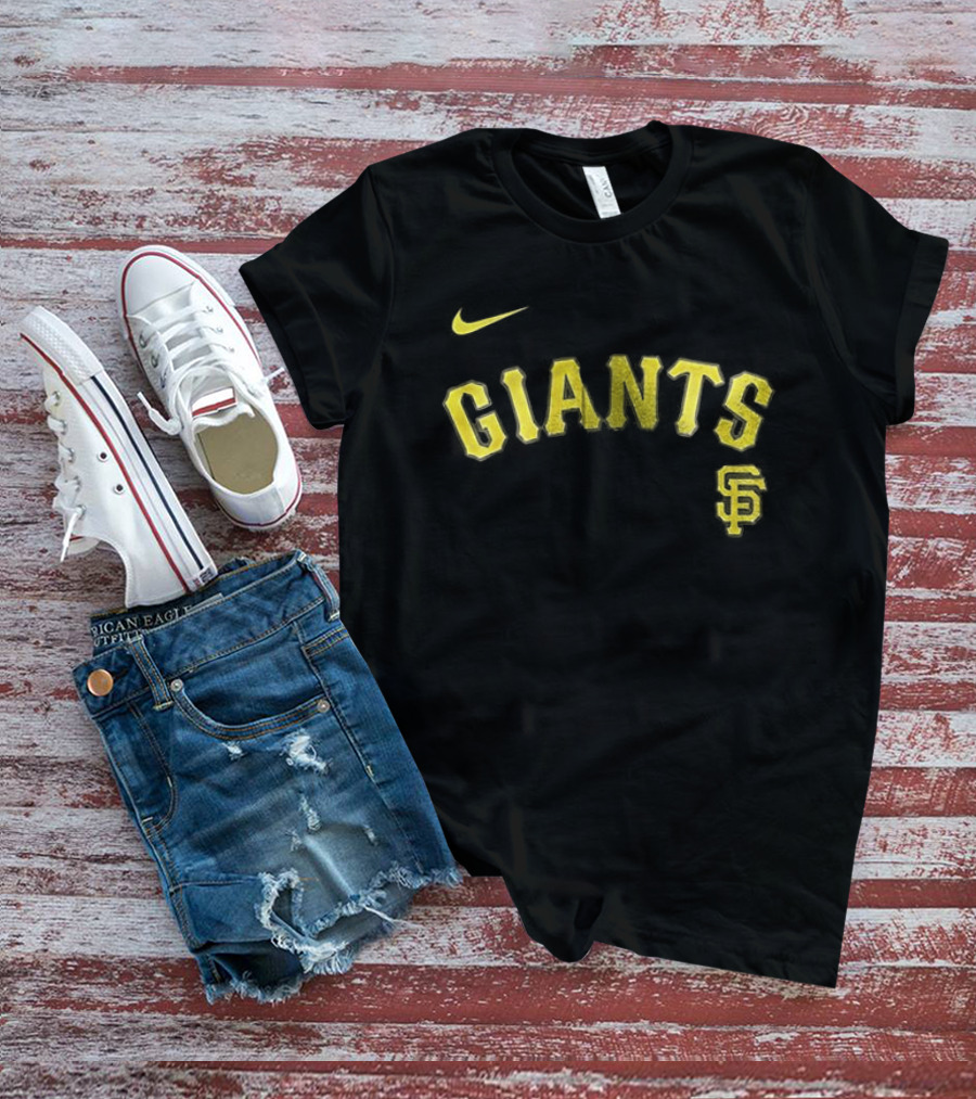 San Francisco Giants Nike Pokémon Collaboration Gotta Catch 'Em All A Journey Begins T-Shirt