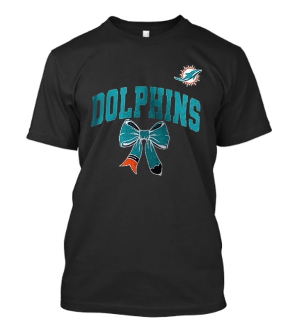 Miami Dolphins Dolphins Ribbon T-Shirt