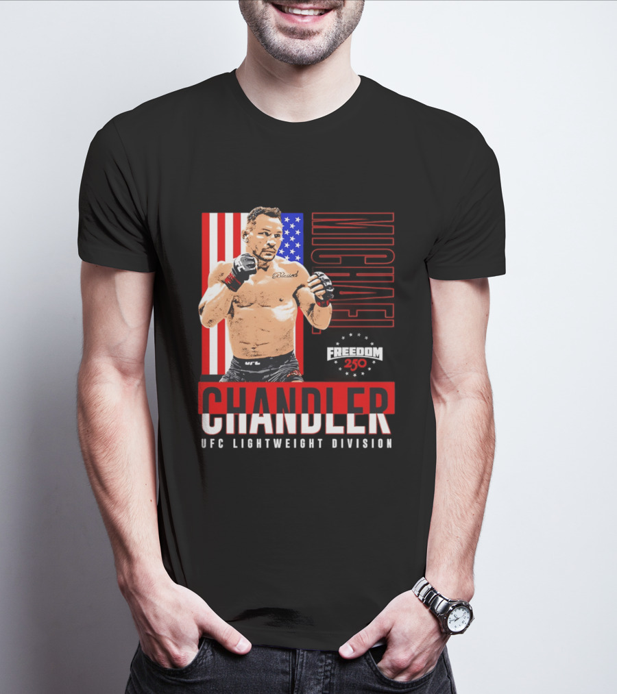 Michael Chandler UFC 250 Blessed American Flag T-Shirt