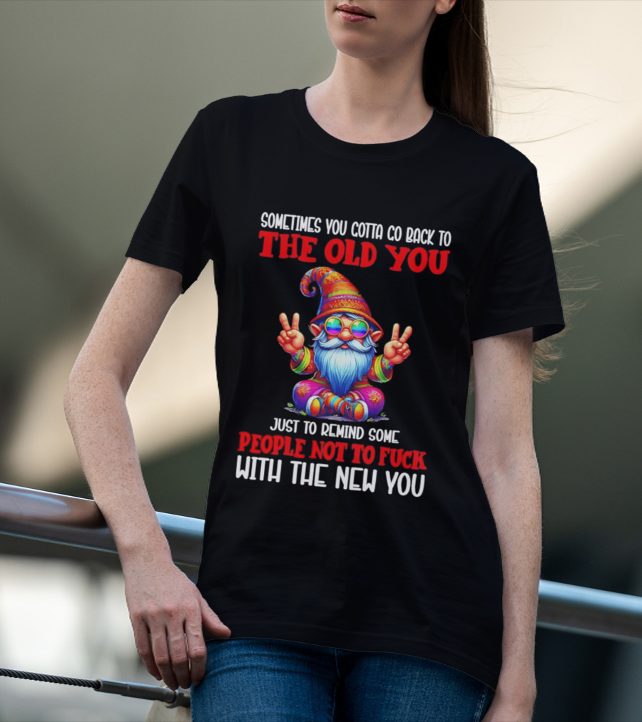 Sometimes You Gotta Go Back To The Old You Just To Remind Some People Not To Fuck With The New You T-Shirt